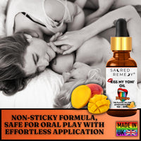 KMY Tropical Mango Yoni Oil – Premium Aromatic Body & Sensitive Area Moisturizer. Targeted Relief for Thigh Chafing and Dryness. Food-Grade, PH-Balanced Vegan Skincare [30ml]
