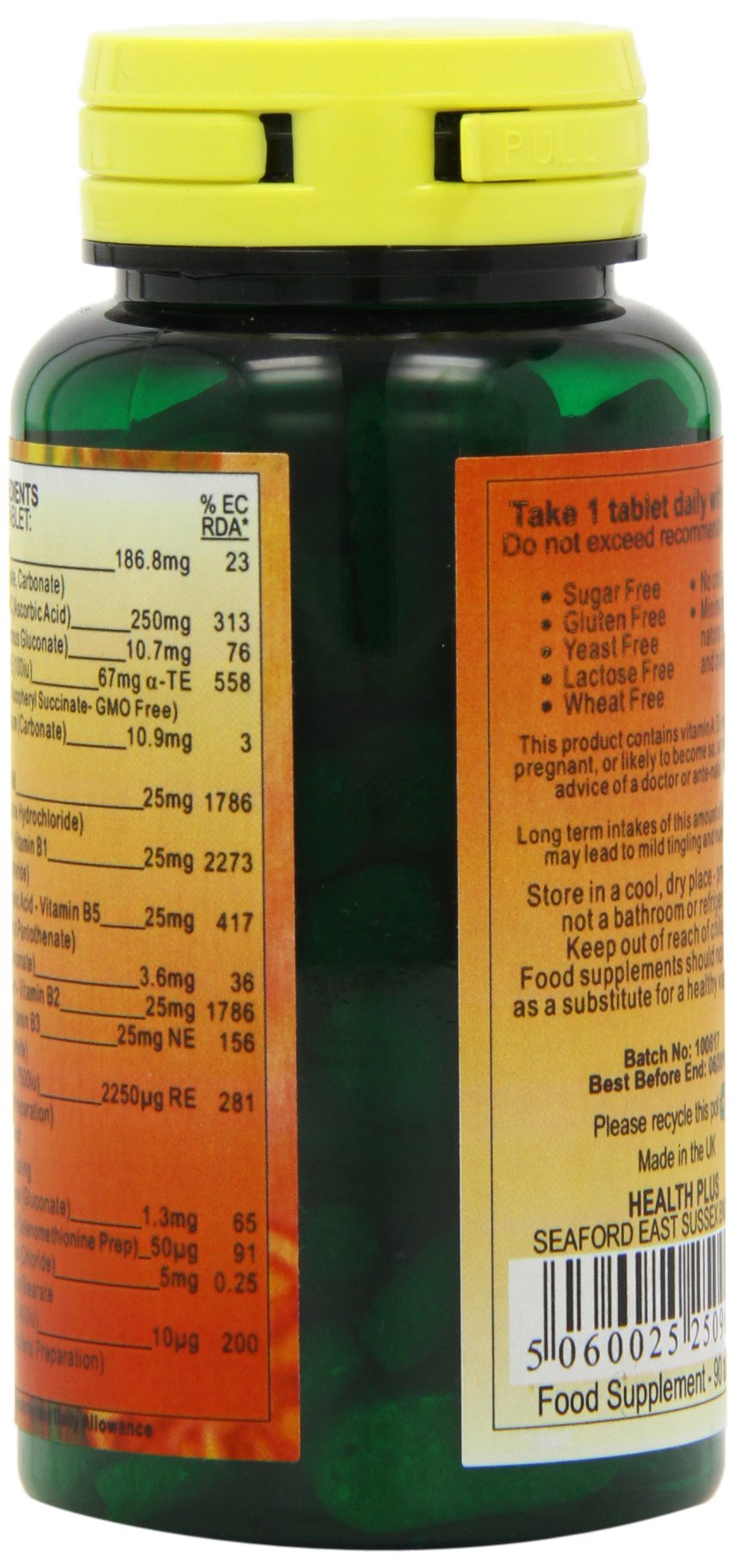 Health Plus Multi Vits 'n' Mins One-a-day Multivitamin Supplement - 90 Tablets