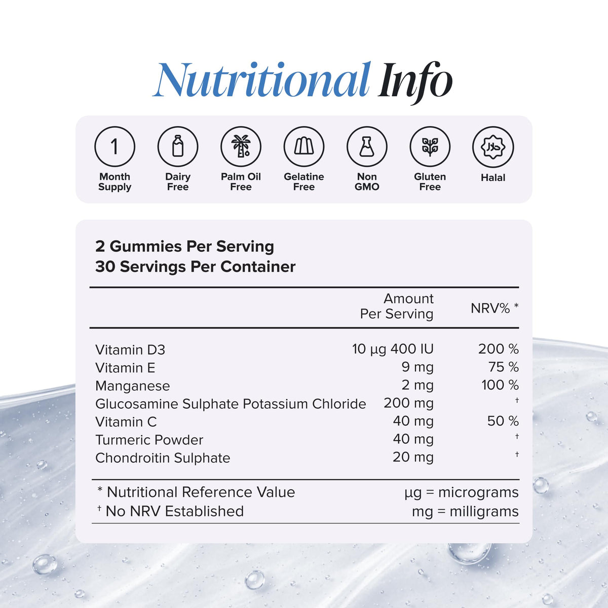 novomins Joint Gummies - Glucosamine and Chondroitin High Strength - Turmeric, Vitamin D, E & C, Glucosamine Sulphate & Chondroitin - Joint Care Supplements for Women and Men - 1 Month Supply - Novomins