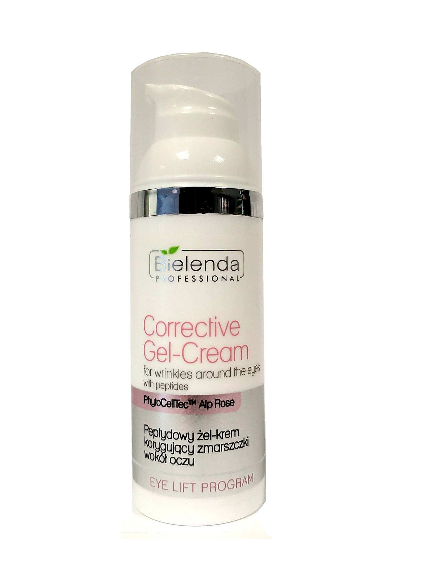Bielenda Professional Bielenda Corrective Gel - Cream for Wrinkles Around the Eyes with Peptides PhytoCellTec ™ & Alp Rose |Peptydowy Zel Krem Korygujacy Zmarszczki 50ml SET with STAPIZ Hair Shampoo 15ml or Mask 10ml