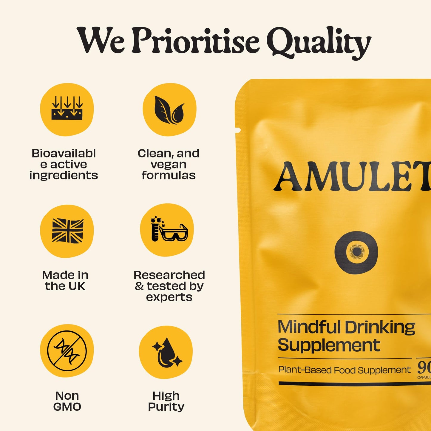 Paso Amulet Alcohol Suppressant & Liver Detox Tablets - Kudzu Complex - 30 Days