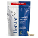 Herstat L-Lysine & Propolis | Advanced Lip Health & Immune Support | High Strength Formula with Quercetin, Vitamin C, Vitamin E & Zinc