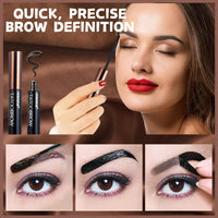 SHEBEEDO Tattoo Brow Peel Off Eyebrow Gel Tint Eyebrow Tint Dark Brown Semi-Permanent Colour Waterproof Peel Off Eyebrow Gel Lasts Up To 3 Days Peel Off Eyebrow Dye Eyebrow Colours Tattoo Brow (#01darkbrown)