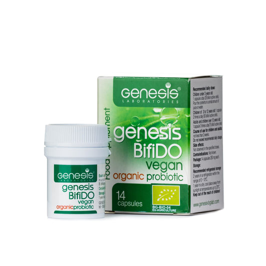 Vegan Probiotic Genesis Bifido Organic 14 caps 240mg