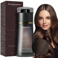 Polar Hair Dye Shampoo,Hair Colour Shampoo Care,Instant Dye Sham-poo,Ha-ir D-ye Sh-ampoo,Natural Plant H-air D-ye Sham-poo,3 In 1 Ha-ir Dy-e Permanent,Colour Sha-mpoo to Cover Grey H-air,Dark Brown