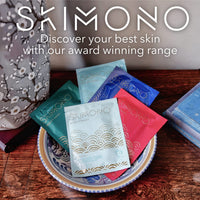 Hydration Boost Korean Face Mask - Bio-Cellulose Sheet with Rose, Honey Serum & Hyaluronic Acid - Luxury Facial Skincare Gift for Women, Vegan, Cruelty-Free by SKIMONO (4 Pack)