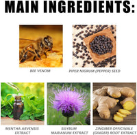 Generic Bee Venom Patches, Bee Venom Detoxification Patch, Cvreoz Bee Venom Lymphatic Drainage Patches, Bee Venom Lymphatic Drainage Patch（1box）