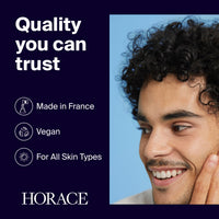 HORACE Mattifying Face Moisturizer for Men, Unscented, 75 ml