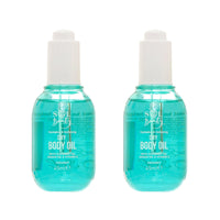 Sol Beauty Dry Body Oil Coconut Scent with Coconut Oil, Argan Oil & Vitamin E, Helps Smooth and Soften Skin, Vegan Friendly Light Moisturiser 2 x 45ml