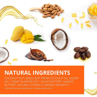 COCOSOLIS Mango Tan Accelerator with Vitamin E, Bio Oil Body Lotion for Natural Tan (200)