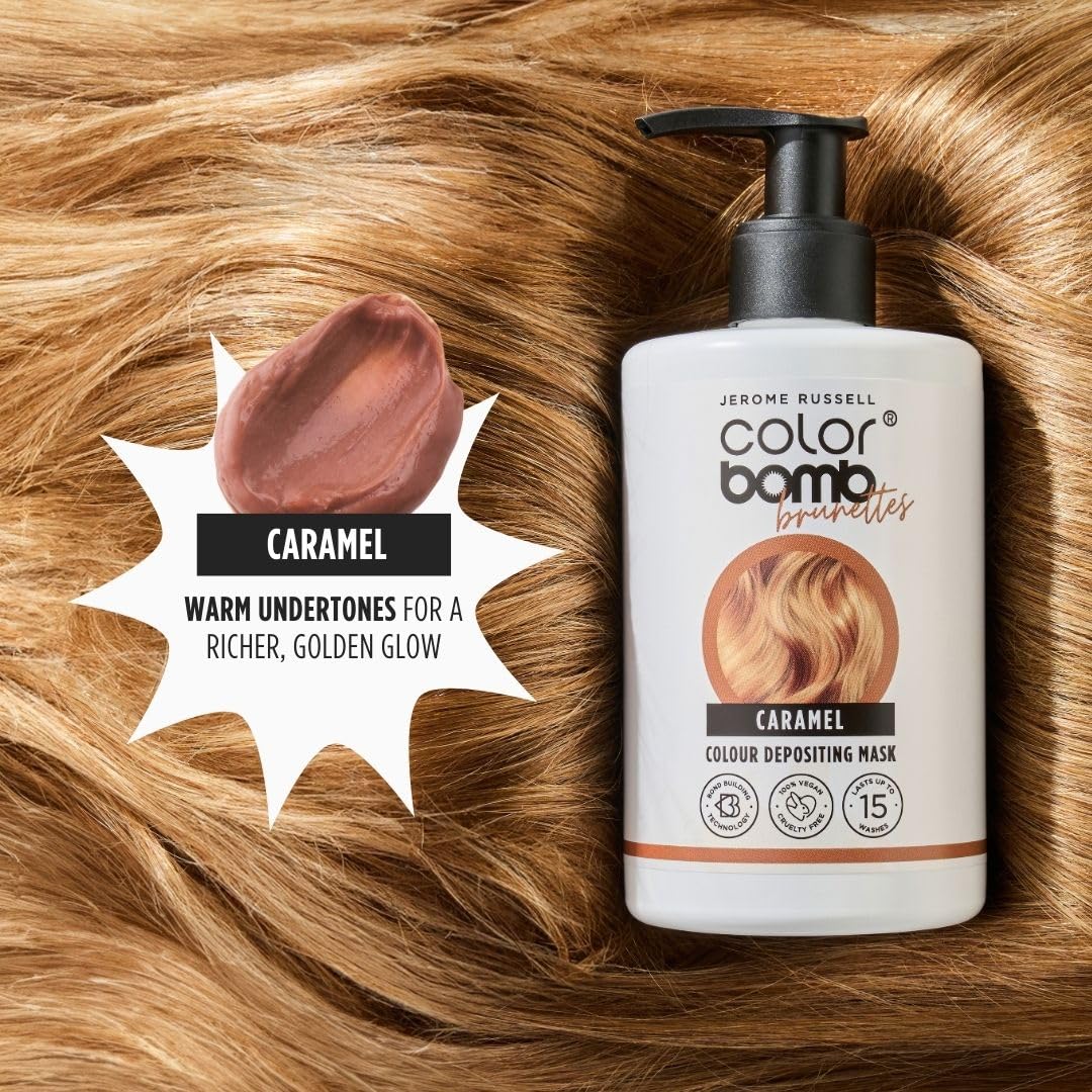 Jerome Russell CARAMEL BLONDE Colour Bomb | Hair Mask