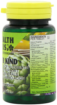 Health Plus Liver Kind One-a-day Multi Nutrient Liver Support Supplement - 30 Tablets