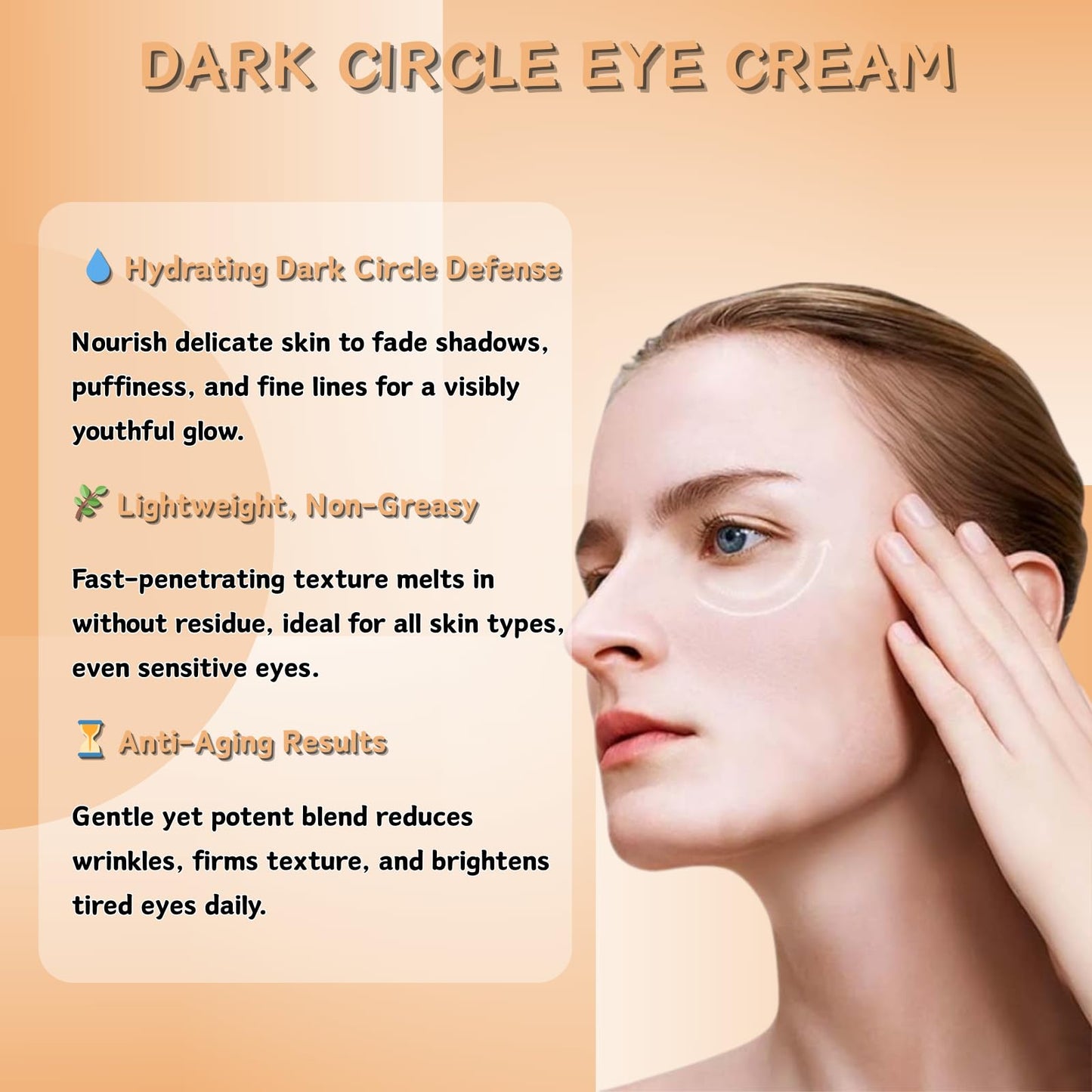 IZBEAUVO 2PCS Revive and Glow Eye Balm - Eye Cream For Dark Circles And Puffy Eyes with Vitamin C + Peptide Formula, Cooling & Hydrating and Dark Circle Reduction & Anti Aging Eye Balm Stick for Women and Men