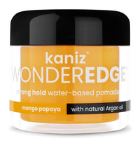 Kaniz Wonder Edge Mango Papaya water based pomade 120 ml, Yellow