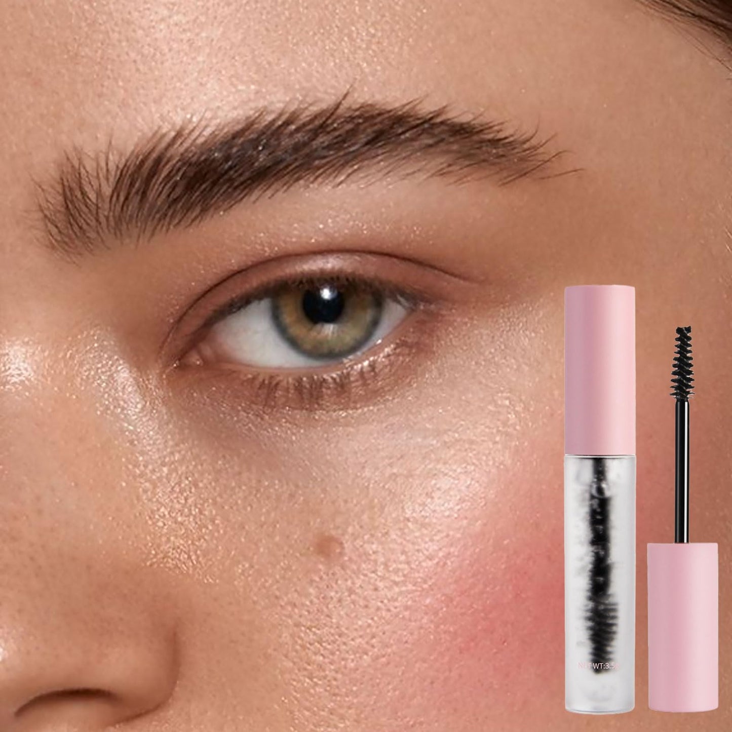 Eyebrow Glue Brow Gel, Eye Brow Shaping Soap, Transparent Long Lasting Waterproof Sweat Proof Brow Fix Gel for Neat Eyebrow Makeup, Natural Look Eyebrow Repair Styling Gel