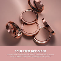 Bellamianta Sculpted Bronzer, Bronzing Powder Makeup, Lightweight & Hydrating Gel, Sculpts & Defines, Weightless, Creamy Texture, Fonda, 70g