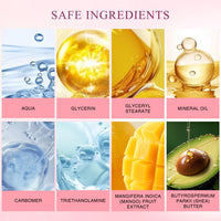 Ninnyi Mango Revitalize Eye Cream, Hyaluronic Acid Repair Cream, Mango Activating and Firming Eye Cream, Removes Eye Bags & Dark Circles