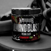 Warrior, Amino Blast - 270g - Branch Chain Amino Acid Powder (BCAA) - Helps Build Lean Muscle and Speed Up Recovery, Strawberry Kiwi