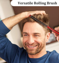 ValueBargain Small Curling Brush, Small Round Brushes, Thin Round Hair Brush for Short Hair, Women Blow Dry Fine Thin Short to Medium Hairs (1.7 Cm)