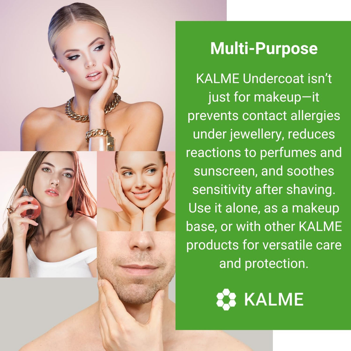 Skin Shop KALME Undercoat – Anti-Redness Primer & Barrier for Sensitive Skin – Lightweight, Fast-Absorbing Protection Against Irritation, Makeup & Flare-Ups (75ml)
