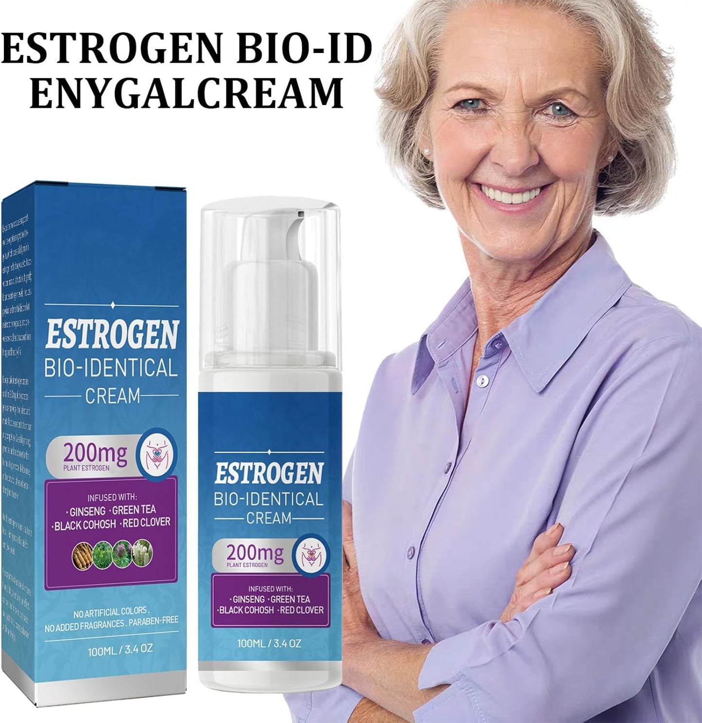Leogony 2 * 100ml Estrogen Gel, Solve Menopause Cream for Women