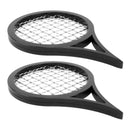 ZJchao Hair Racket Twist Comb Curling Brush for Men with Curly Hair Twist Up Afro Styling 2pcs (Black)
