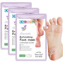 CGBOOM 3 Pack Foot Peel Mask,Exfoliating Foot Socks Calluses Remover Dead Skin, Aloe Moisturizing Feet Peeling Mask for Dry Skin,Cracked Heels,Foot SPA Socks for Women and Men