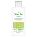 Simple Kind to Skin Protecting Light Moisturiser SPF 15 with pro-vitamin B5, vitamin E and glycerin lotion for sensitive skin 125 ml