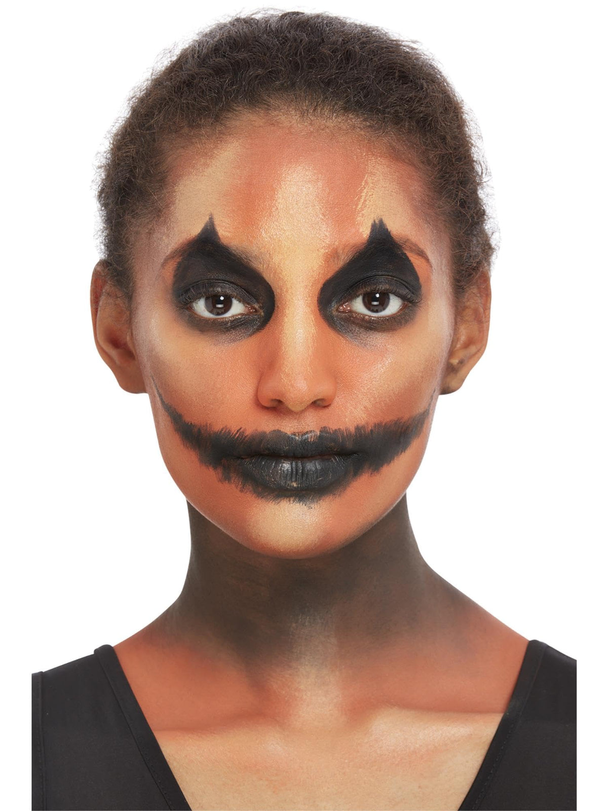 Smiffys Make-Up FX, Pumpkin Kit, Aqua Leaves, Hair Doughnut, Face Paints, & Glitter, Cosmetics and Disguises Fancy Dress, Halloween Fancy Dress Accessories Dress Up Cosmetics & Disguises.