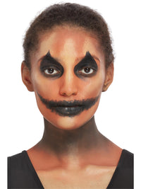 Smiffys Make-Up FX, Pumpkin Kit, Aqua Leaves, Hair Doughnut, Face Paints, & Glitter, Cosmetics and Disguises Fancy Dress, Halloween Fancy Dress Accessories Dress Up Cosmetics & Disguises.