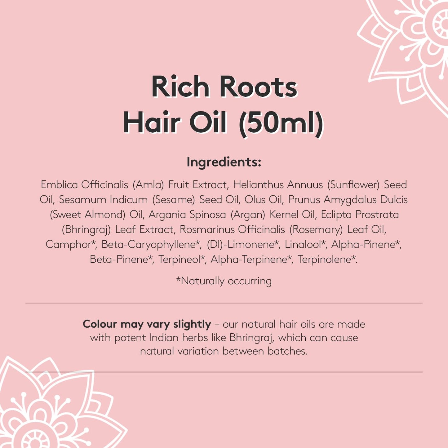 Delhicious Rich Roots Amla and Rosemary Hair Growth Oil, 50ml