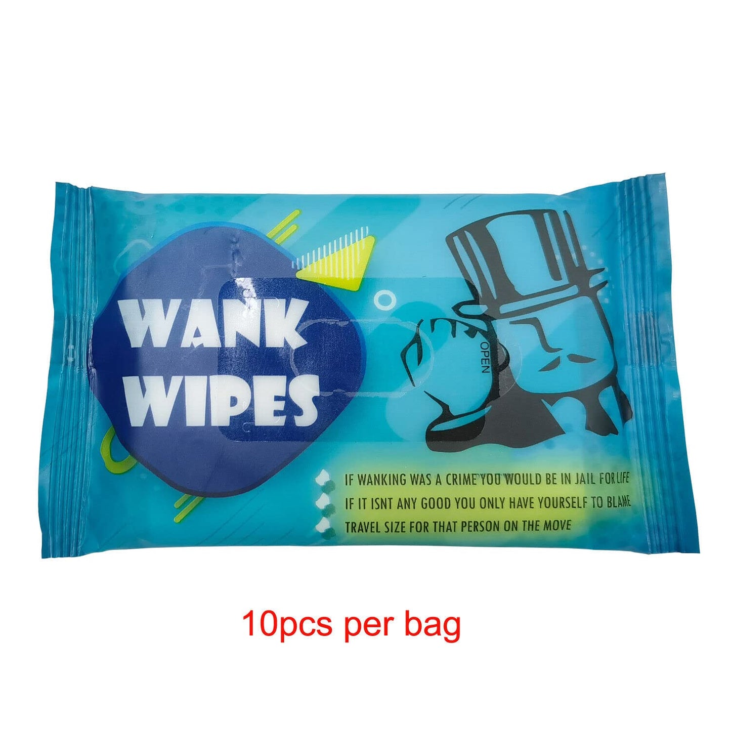 Gadgetking Wank Wipes Tissue Prank Xmas Gift Idea Present for Him Husband Boyfriend Men Man Size Teenager Unusual Prank April Fools Secret Santa 40th 50th 60th 21st Birthday Rude Ladies Her Boss Novelty