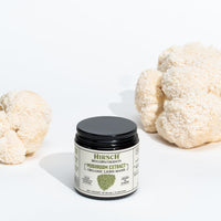 Hirsch Organic Lions Mane High Strength Extract Powder - Organically Grown in The EU - Non-GMO - No Added Fillers