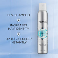Nioxin 3D Instant Fullness Volumising Dry Shampoo, For Fine and Thinning Hair, Get up to 2x fuller-looking Hair, Hair Thickening Treatment, 180ml
