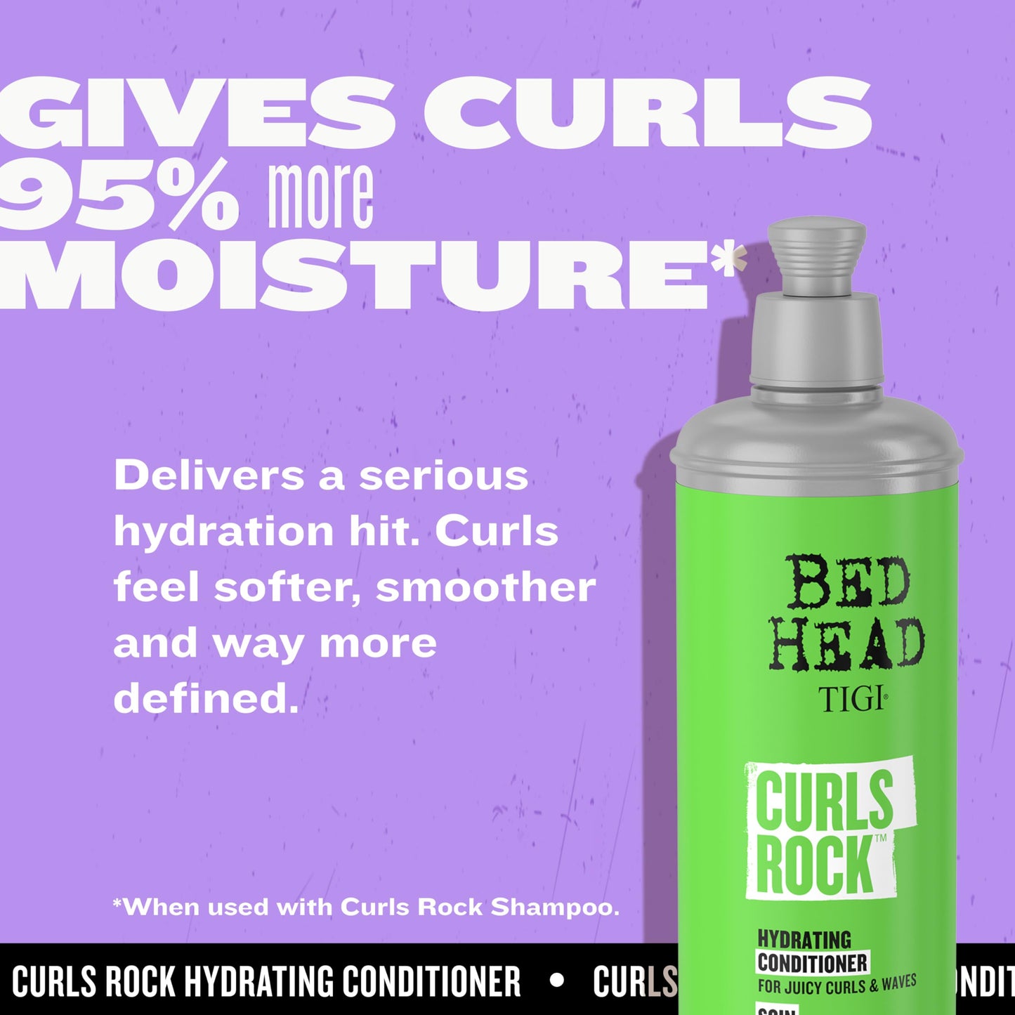 Bed Head by TIGI Curls Rock Hydrating Conditioner, 400ml