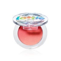 Lottie London Ombré Blush in Red Hot, Lightweight & High Pigmented Powder Blusher for a Healthy Flush of Natural, Buildable Color