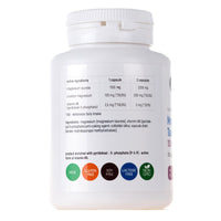 Aliness Magnesium Taurate with Vitamin B6, 100 Vegan Capsules