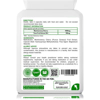 Montmorency Cherry 1500 mg, 90 Capsules, 100% Natural High Strength Freeze Dried Montmorency Cherries with No Additives, Purevine Nutrition