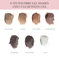SCULPTED by Aimee EasyBrow Medium Brown from Sculpted by Aimee - Travel-Friendly, Double-Ended, Vegan 2-in-1 Tinted Fibre or Clear Eyebrow Gel with Spoolie