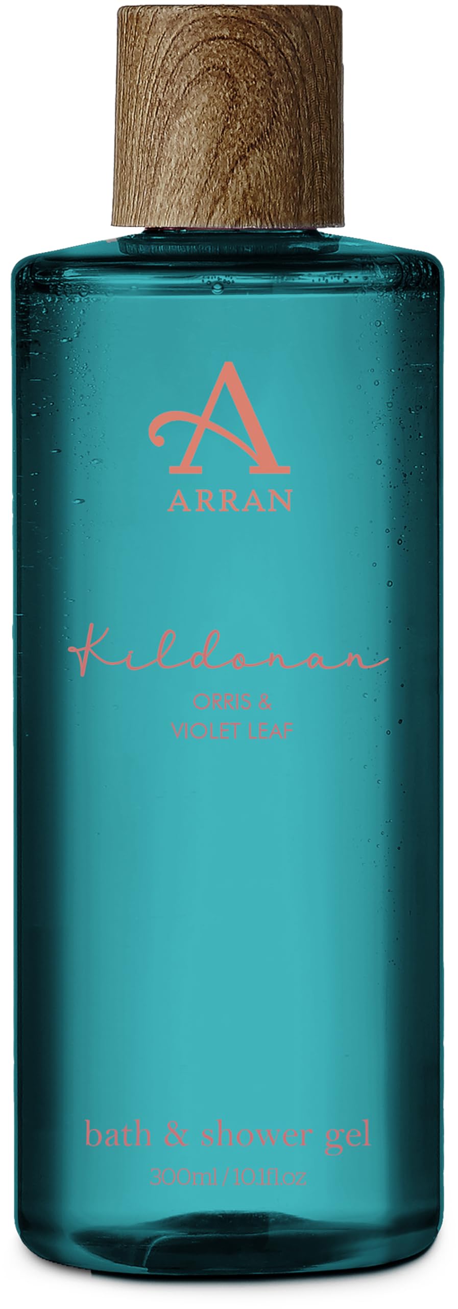 Arran Sense of Scotland Kildonan Bath & Shower Gel (300ml) Orris & Violet Leaf Scented Body Wash with Pro-Vitamin B5