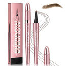 EONFAVE Eyebrow Pencil - Microblading Eyebrow Pen with 4 Micro-Fork Tip - New 3D Magic Eyebrow Pencil - Waterproof and Smudgeproof Brow Pen,Creates Natural Looking Defined Eyebrows