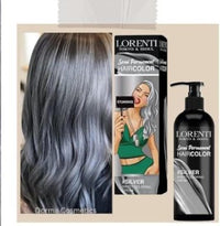 Lorenti Semi Permanent Direct Coloring Cream | Long Lasting Hair Colour Result | Silver 250ml