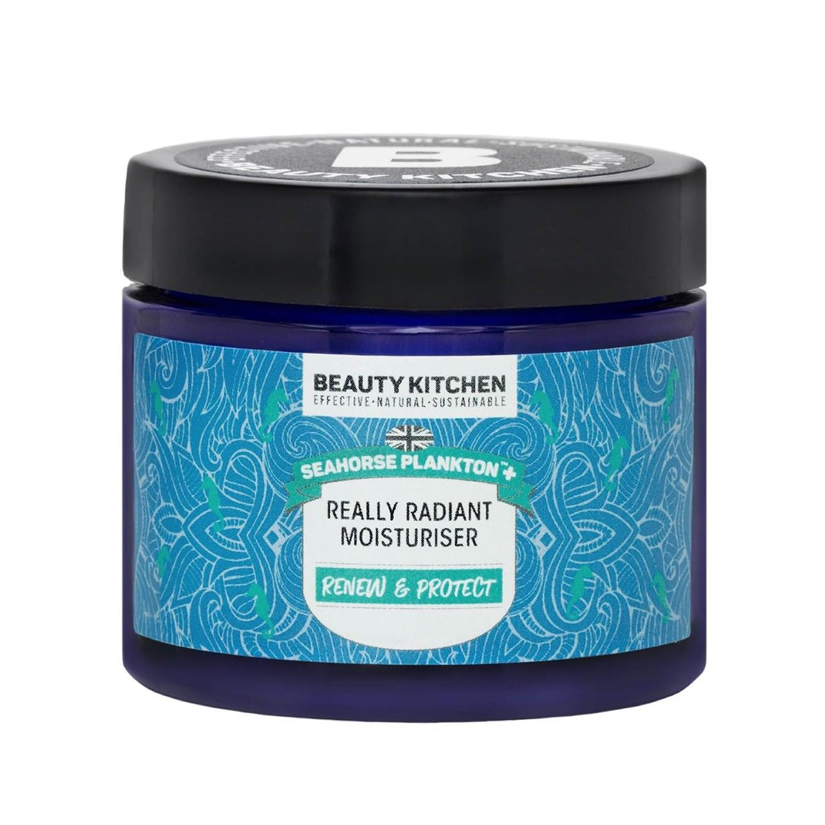 Beauty Kitchen - Seahorse Plankton + Really Radiant Moisturiser 60ml - Radiance-Boosting Moisturiser - Skincare Essential