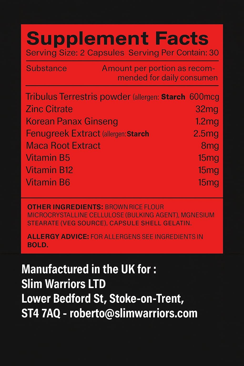 Dido Extreme Supplements DynoMuscle - Powerful Legal Bodybuilding Supplement - Advanced Performance and Recovery Agent - 60 Capsules