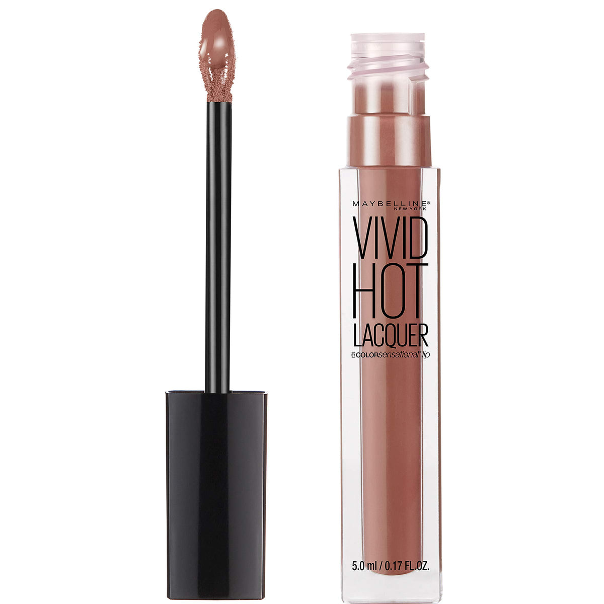 Maybelline MAYBELLINE Color Sensational Vivid Hot Lacquer Lip Gloss Charmer - 0.17fl oz/5ml