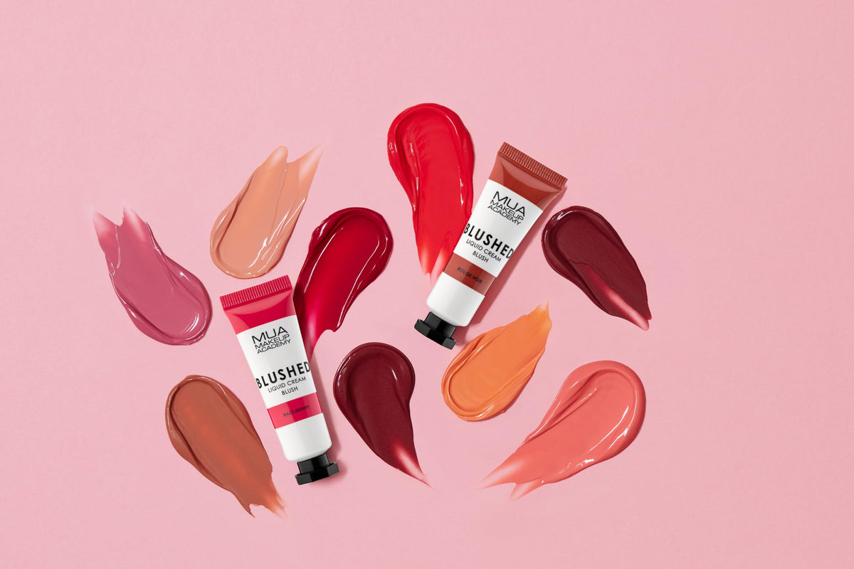 MUA Makeup Academy Blushed Liquid Cream Blusher, Highly Pigmented for Cheeks & Lips, Misty Rose, 10ml - Vegan & Cruelty Free