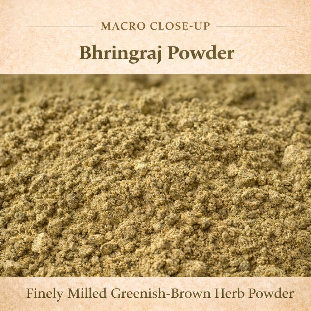 Natures Root Pure Bhringraj Powder 250g - For Healthy Hair Growth | Eclipta Alba Powder | For a Dandruff-Free Scalp