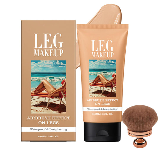 Generic Miracle De Paris Body Coverage Perfector, Leg Makeup Waterproof, Tattoo Cover Up Cream, All Over Complexion Perfector With Body Makeup Brush (Light Brown#02)