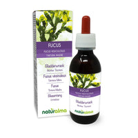 Bladderwrack or Sea Oak (Fucus vesiculosus) Thallus (Seaweed) Alcohol-Free Mother Tincture Naturalma - Liquid Extract Drops 120 ml - Food Supplement - Vegan