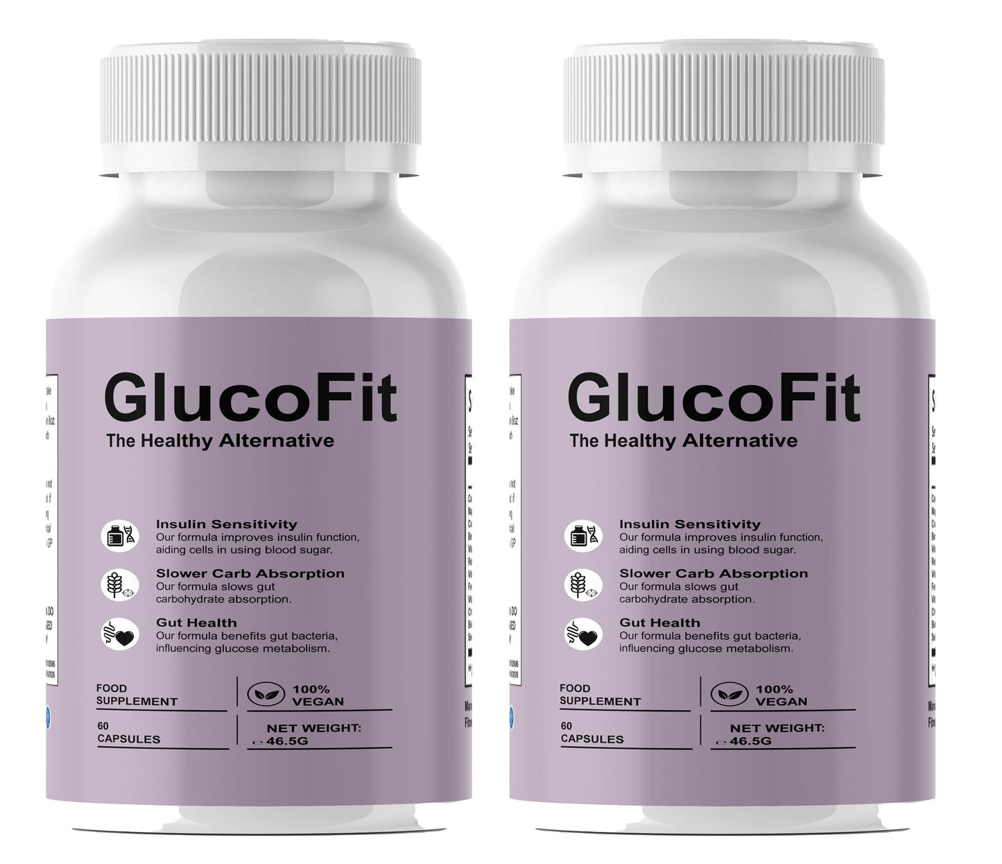FItness Hero Supplements GlucoFit The Healthy Alternative - Weight Management Capsules - Natural Ingredients - 120 Capsules - Fitness Hero Supplements